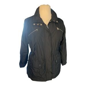 Style & Co. Women’s Sport Jacket with empire waist and hidden hood XL